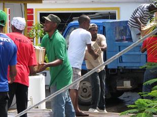 Image #19 - Hurricane Tomas Relief Effort (Packing the goods)